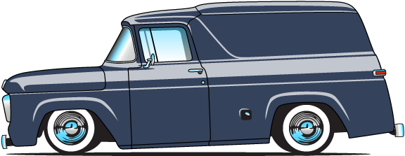 Ford panel truck